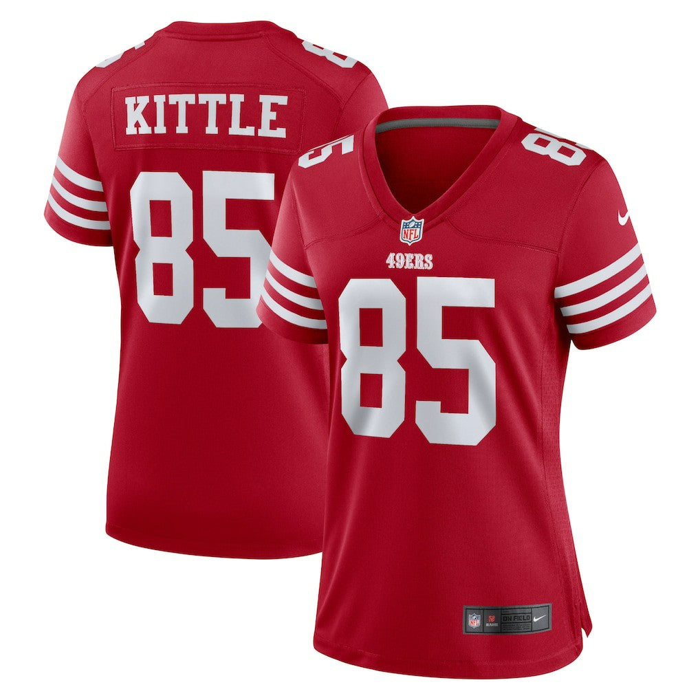San Francisco 49ers Nike George Kittle  Women's Team Game Player Jersey