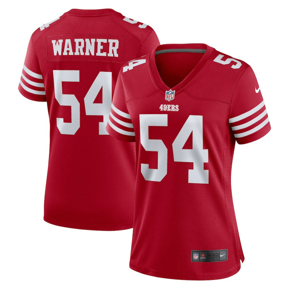 San Francisco 49ers Nike Fred Warner  Women's Game Player Jersey