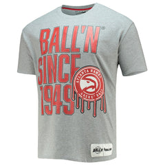 Atlanta Hawks BALL'N Since 1949 T-Shirt New