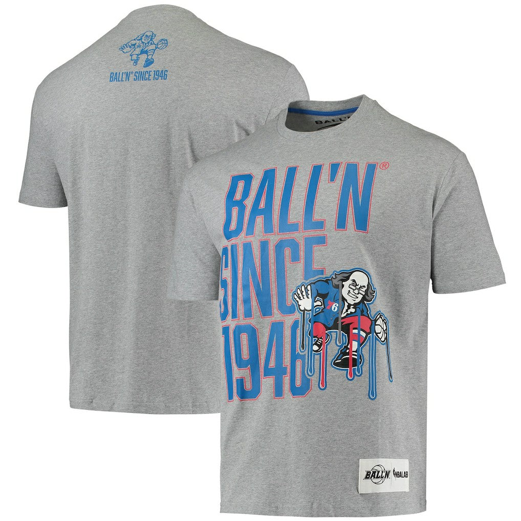 Philadelphia 76ers BALL'N Since 1946 T-Shirt For Sale