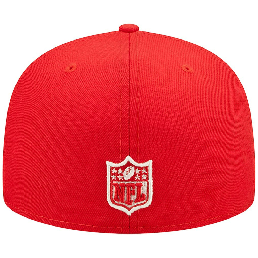 Kansas City Chiefs New Era Super Bowl IV Pop Sweat 59FIFTY Fitted Hat