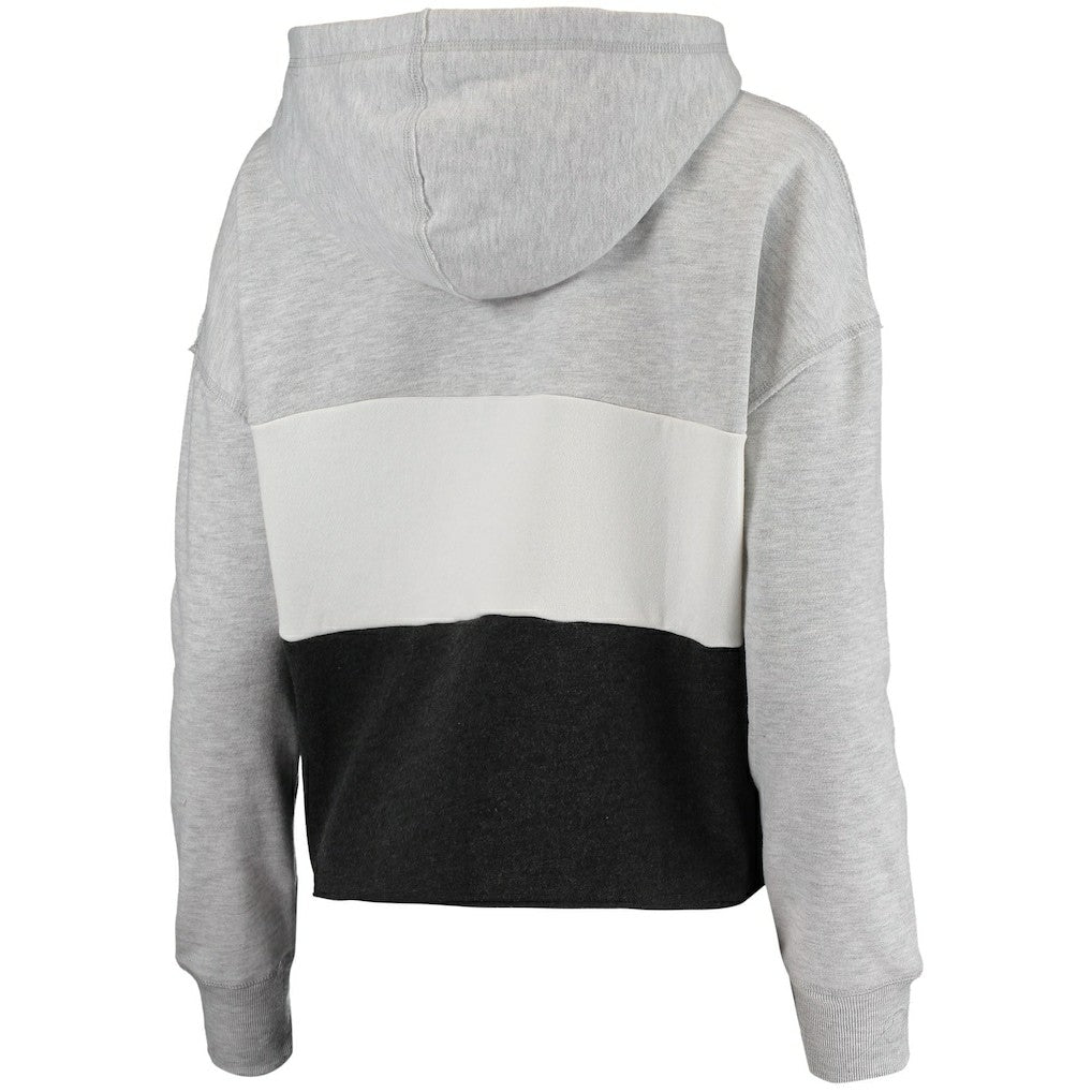 Brooklyn Nets '47 Women's Lizzy Cutoff Pullover Hoodie Discount
