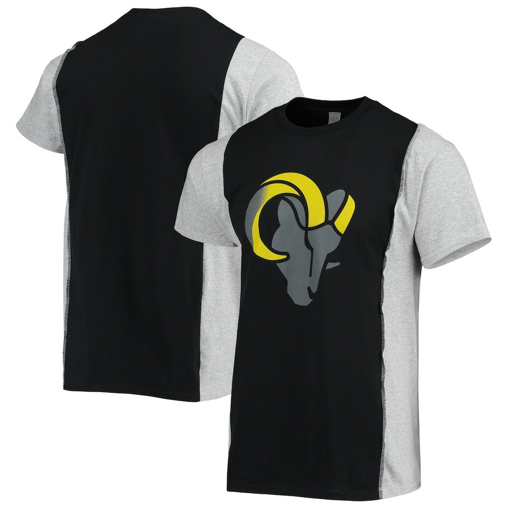 Los Angeles Rams  Refried Apparel Sustainable Split T-Shirt