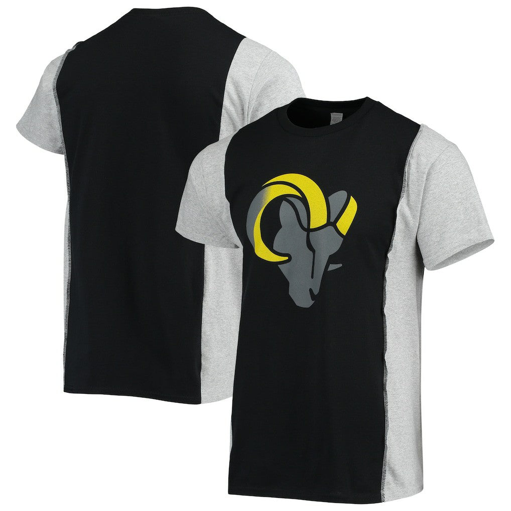 Los Angeles Rams  Refried Apparel Sustainable Split T-Shirt