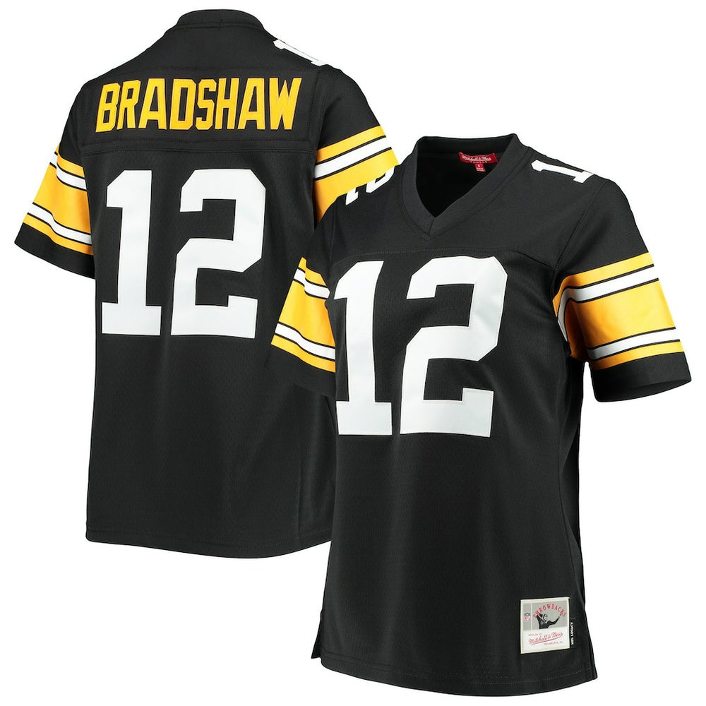 Pittsburgh Steelers Mitchell & Ness Terry Bradshaw  Women's Legacy Replica Player Jersey