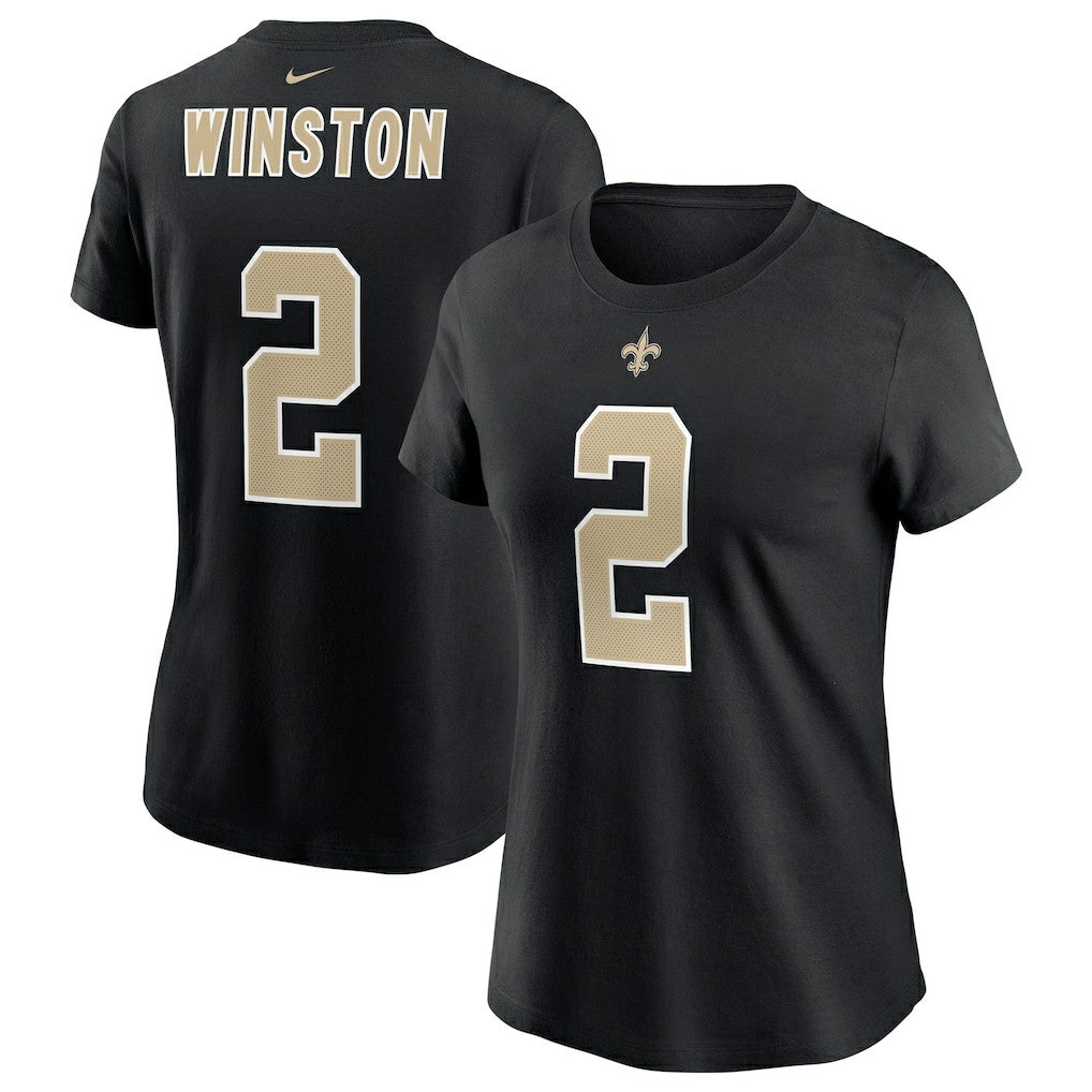 New Orleans Saints Nike Jameis Winston  Women's Name & Number T-Shirt