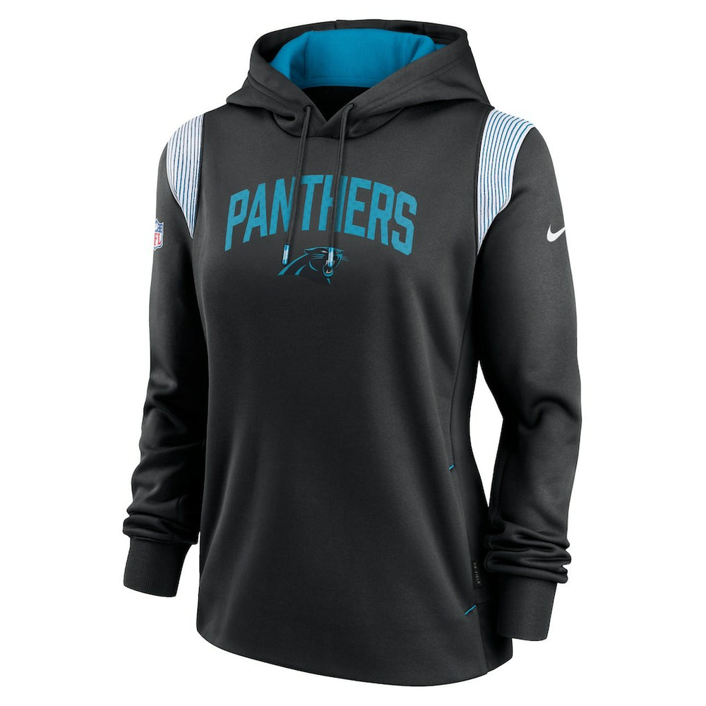 Carolina Panthers Nike Women's Sideline Stack Performance Pullover Hoodie