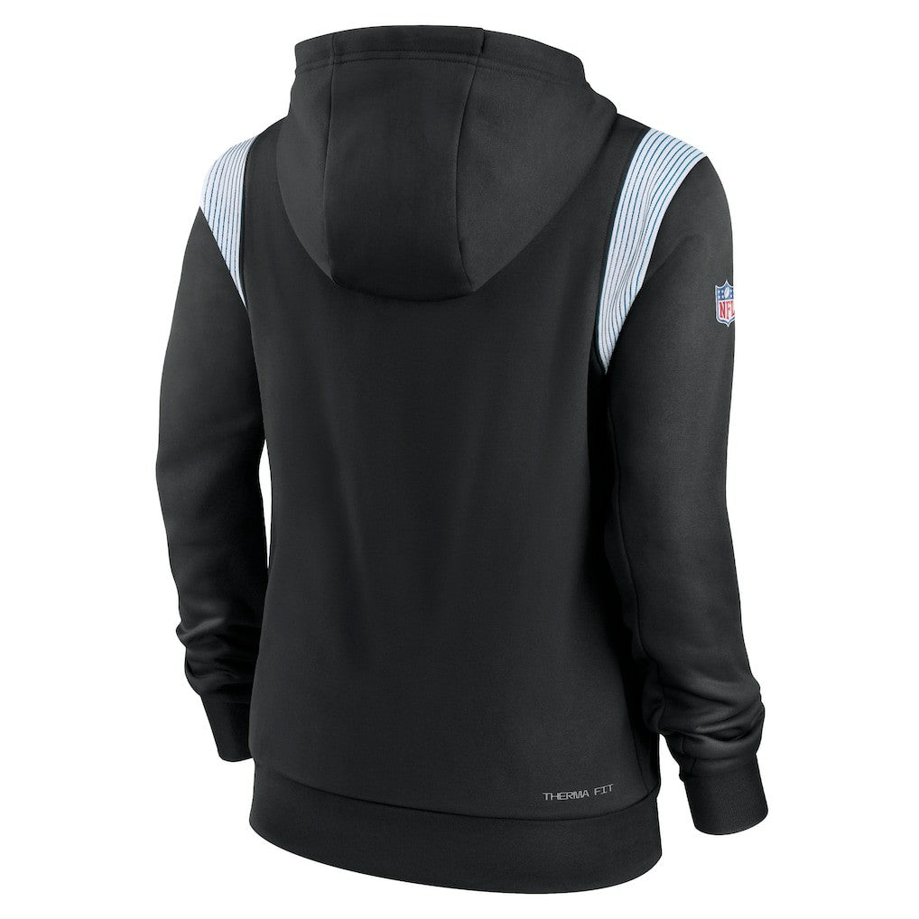 Carolina Panthers Nike Women's Sideline Stack Performance Pullover Hoodie