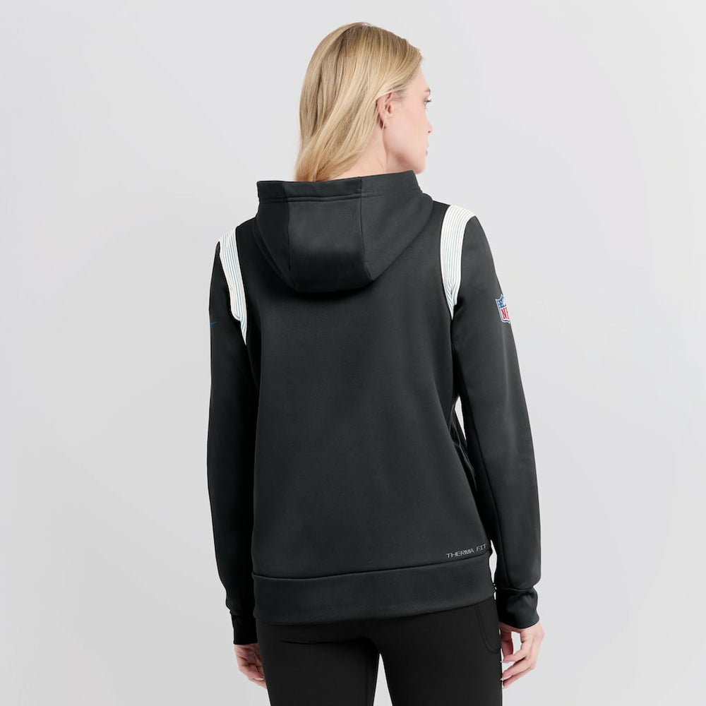 Carolina Panthers Nike Women's Sideline Stack Performance Pullover Hoodie