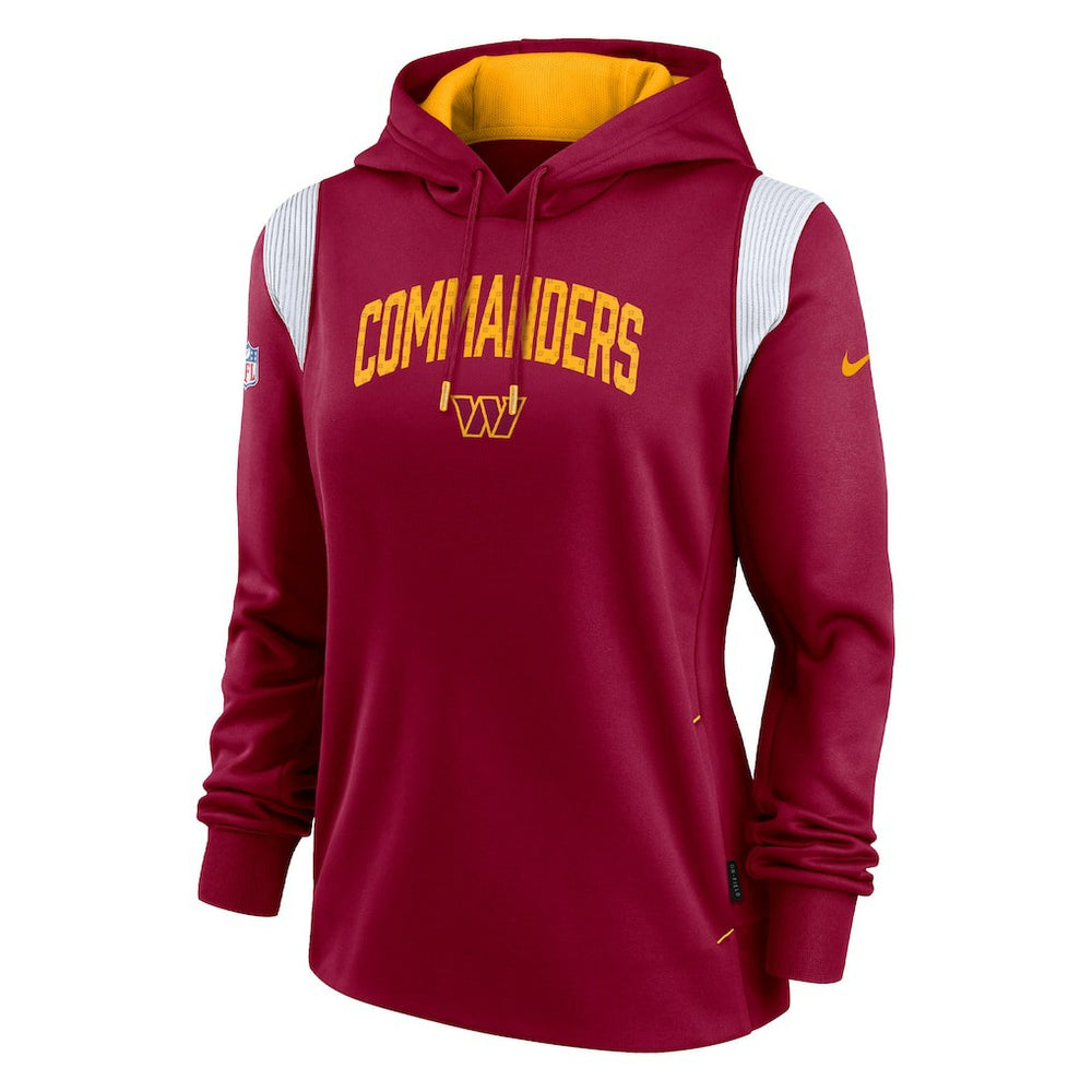 Washington Commanders Nike Women's Sideline Stack Performance Pullover Hoodie