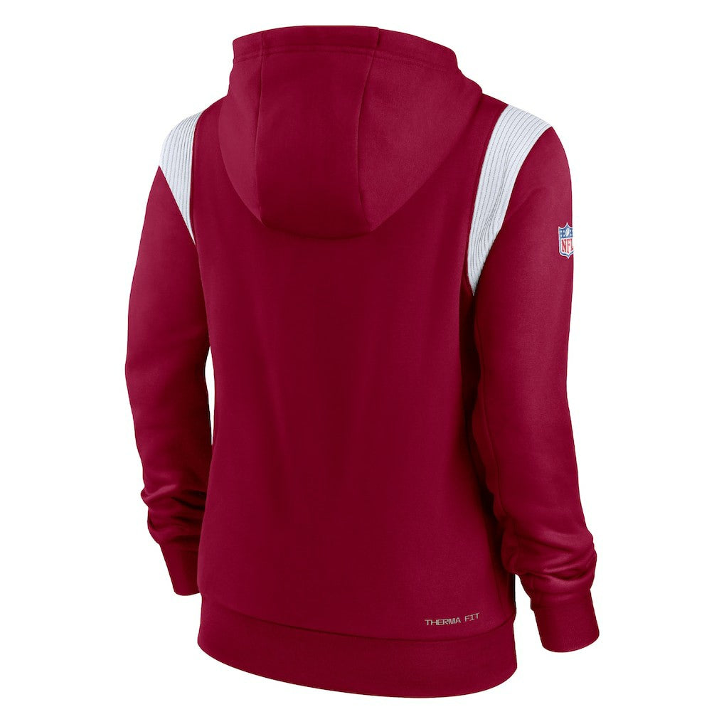 Washington Commanders Nike Women's Sideline Stack Performance Pullover Hoodie