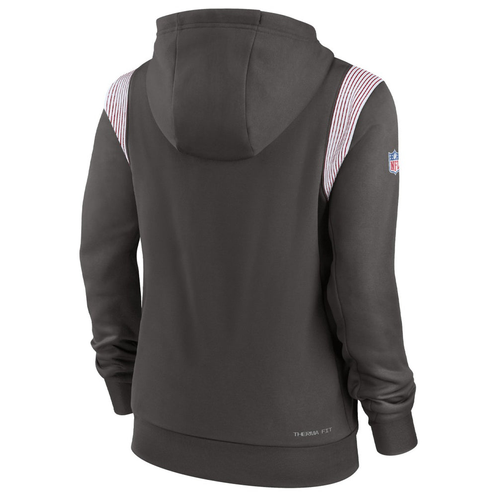 Tampa Bay Buccaneers Nike Women's Sideline Stack Performance Pullover Hoodie
