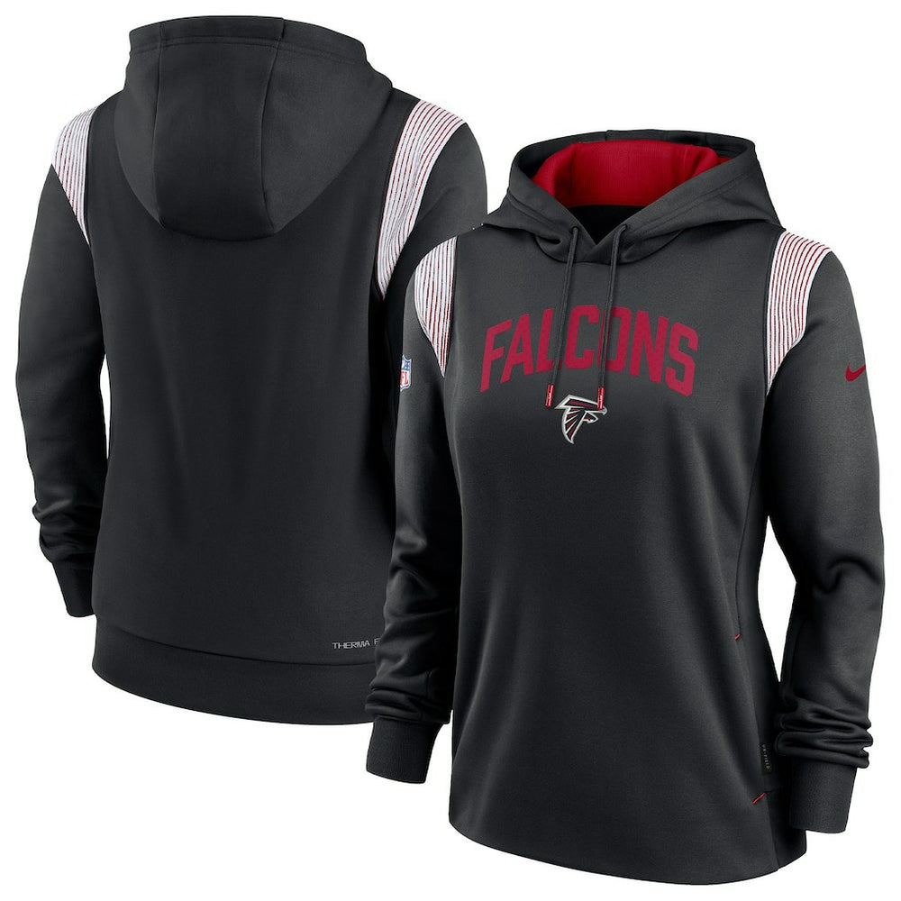 Atlanta Falcons Nike Women's Sideline Stack Performance Pullover Hoodie