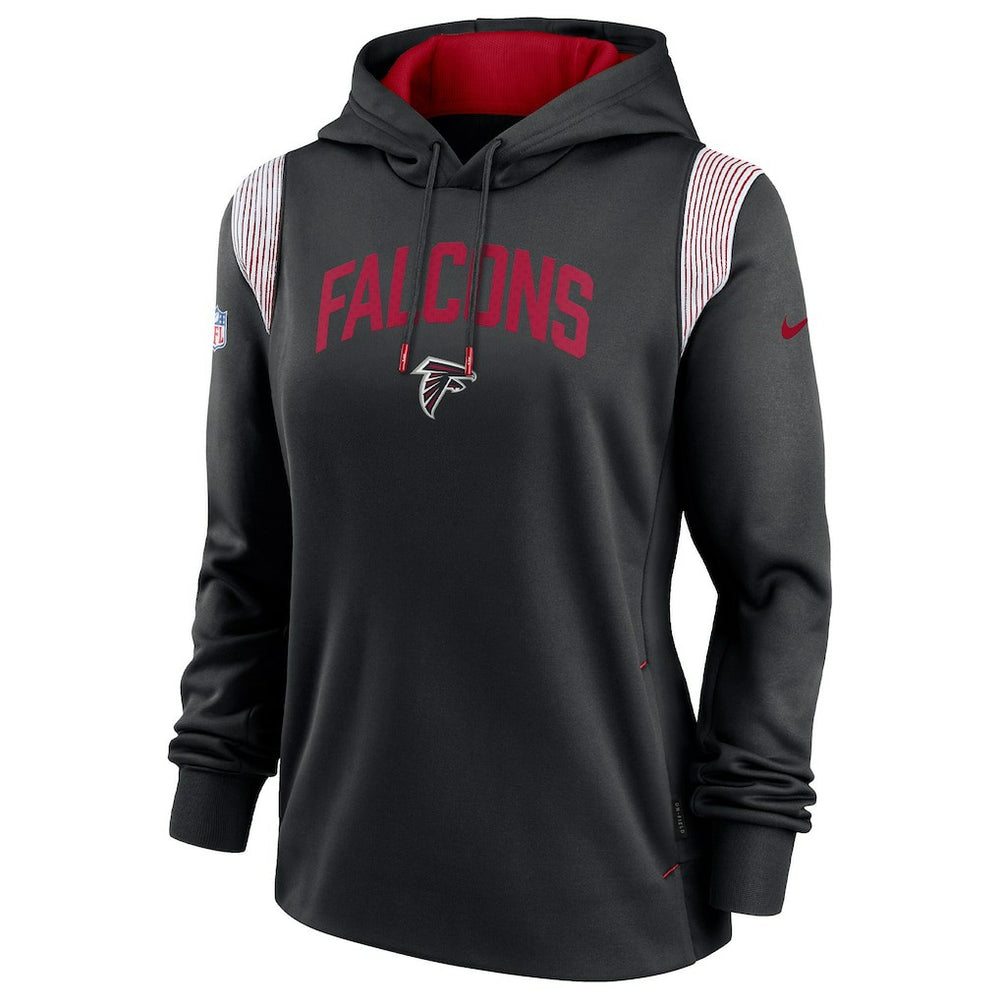 Atlanta Falcons Nike Women's Sideline Stack Performance Pullover Hoodie