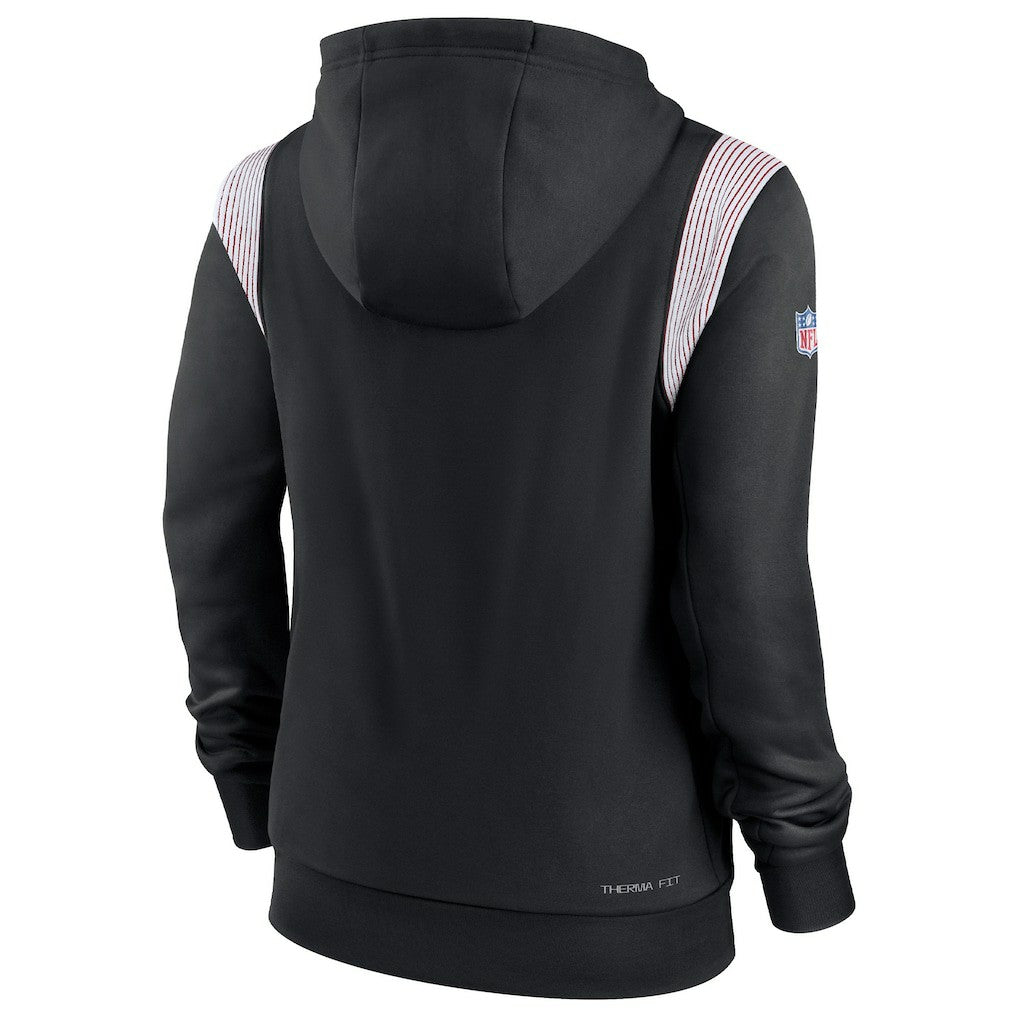 Atlanta Falcons Nike Women's Sideline Stack Performance Pullover Hoodie