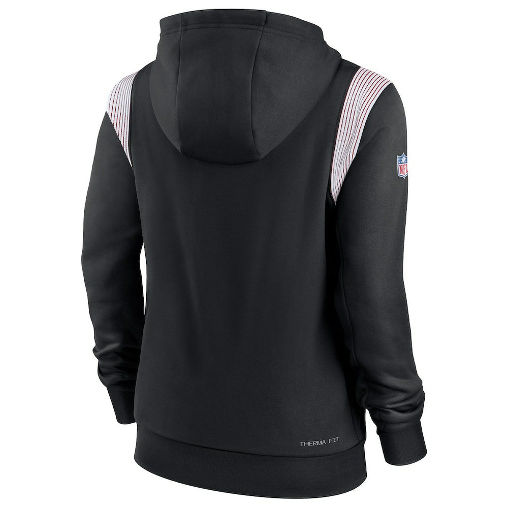 Atlanta Falcons Nike Women's Sideline Stack Performance Pullover Hoodie
