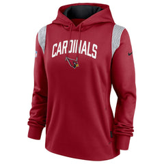 Arizona Cardinals Nike Women's Sideline Stack Performance Pullover Hoodie