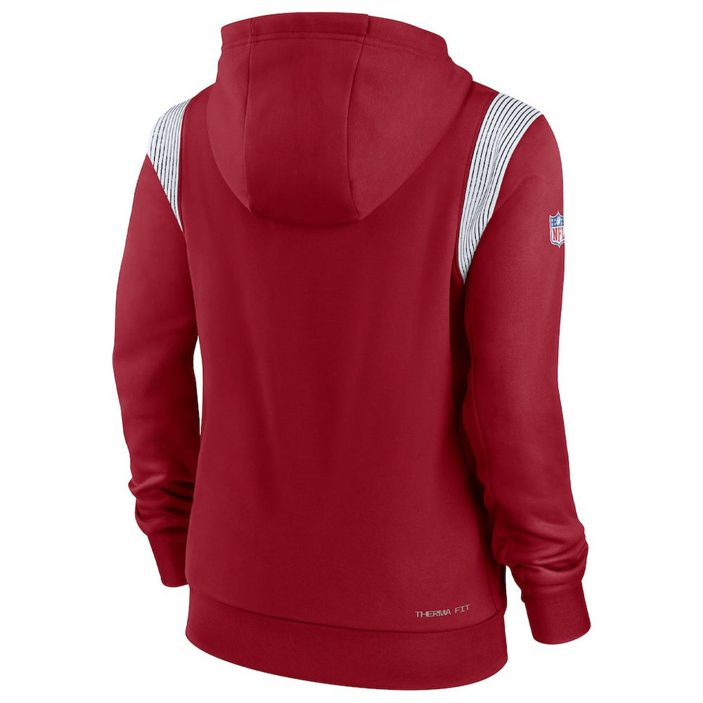Arizona Cardinals Nike Women's Sideline Stack Performance Pullover Hoodie