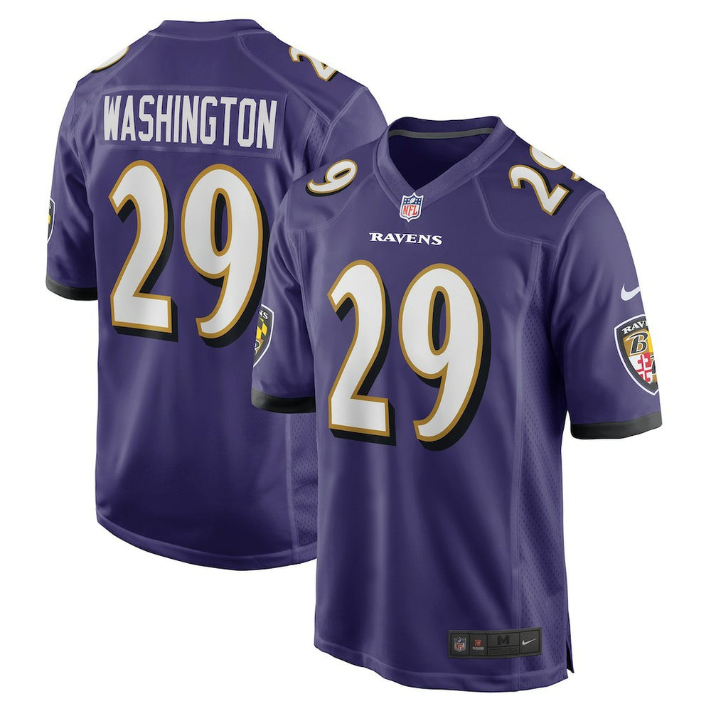 Baltimore Ravens Nike Ar'Darius Washington  Player Game Jersey