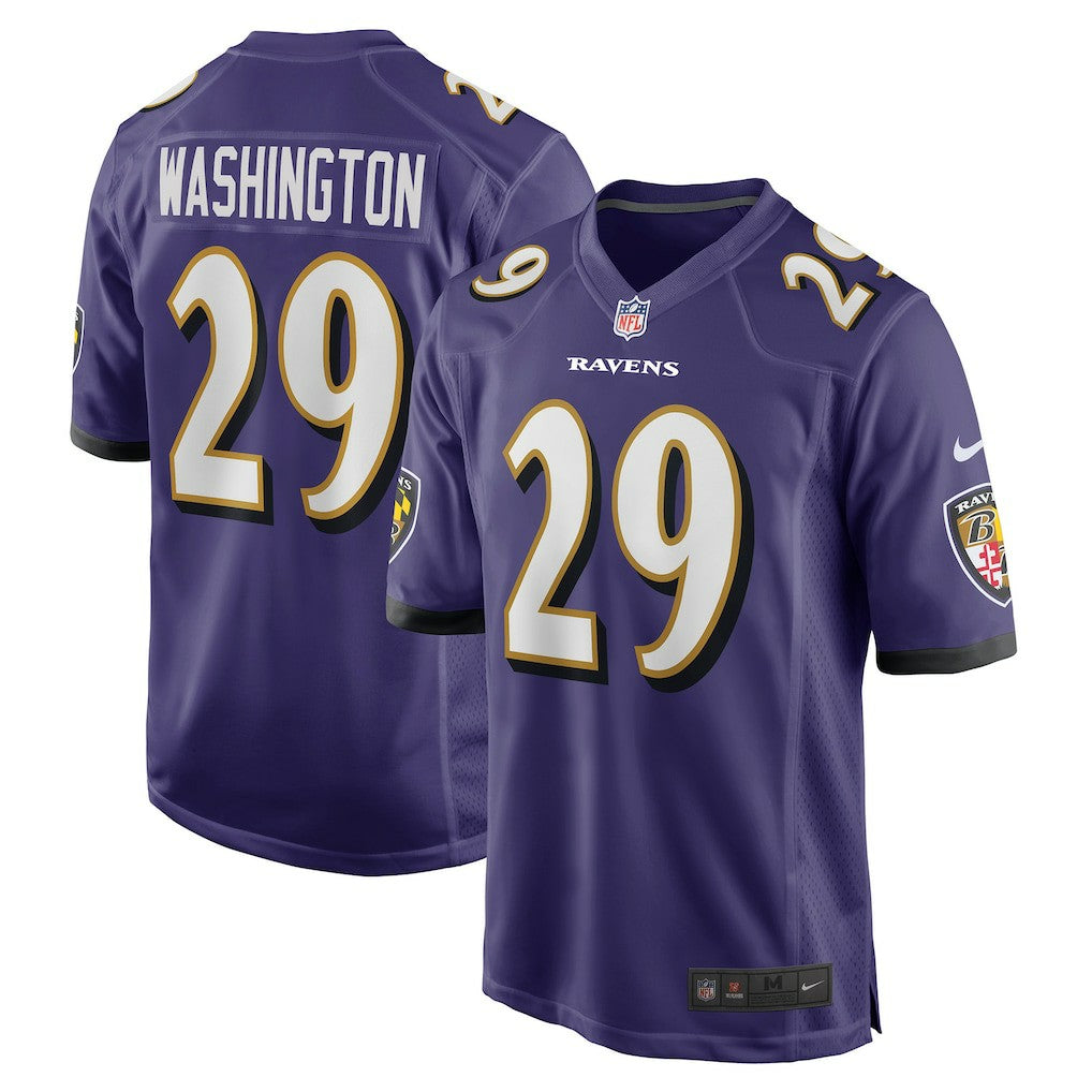 Baltimore Ravens Nike Ar'Darius Washington  Player Game Jersey