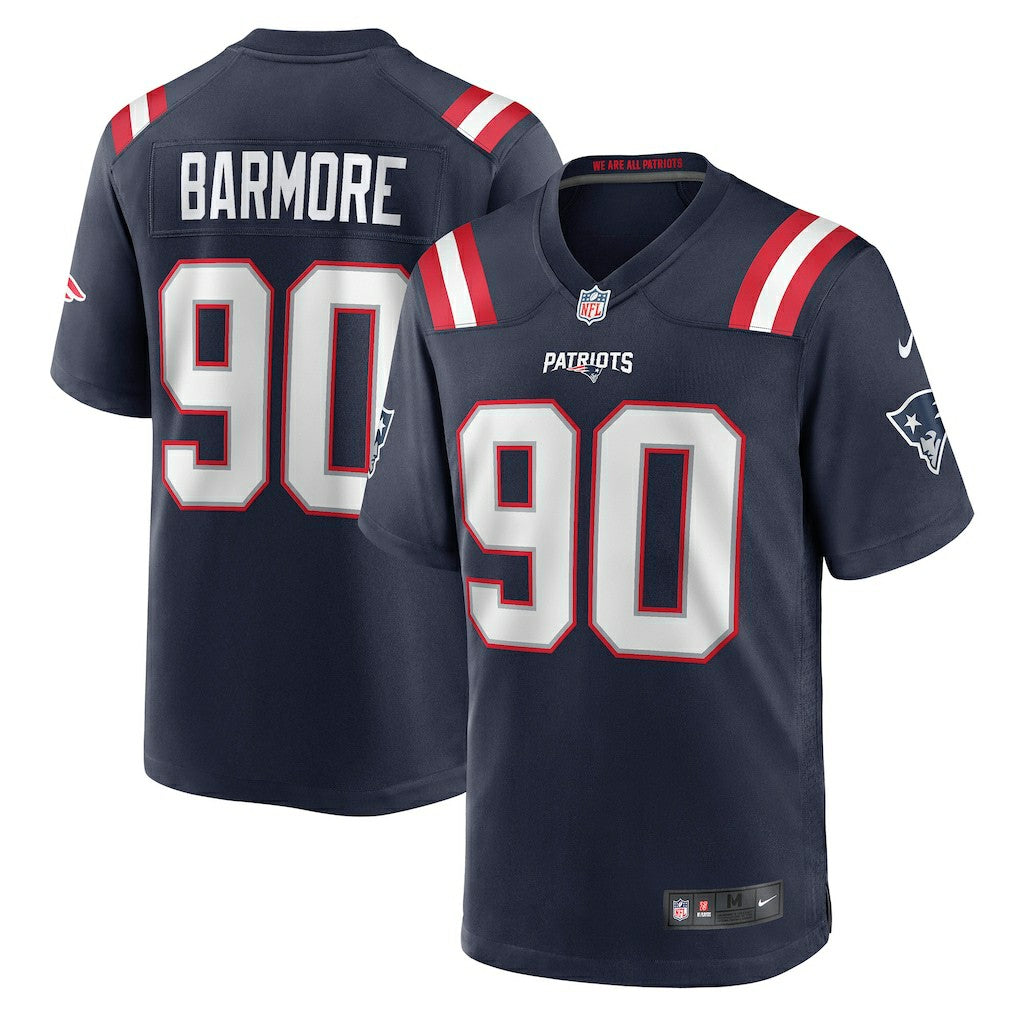 New England Patriots Nike Christian Barmore  Player Game Jersey