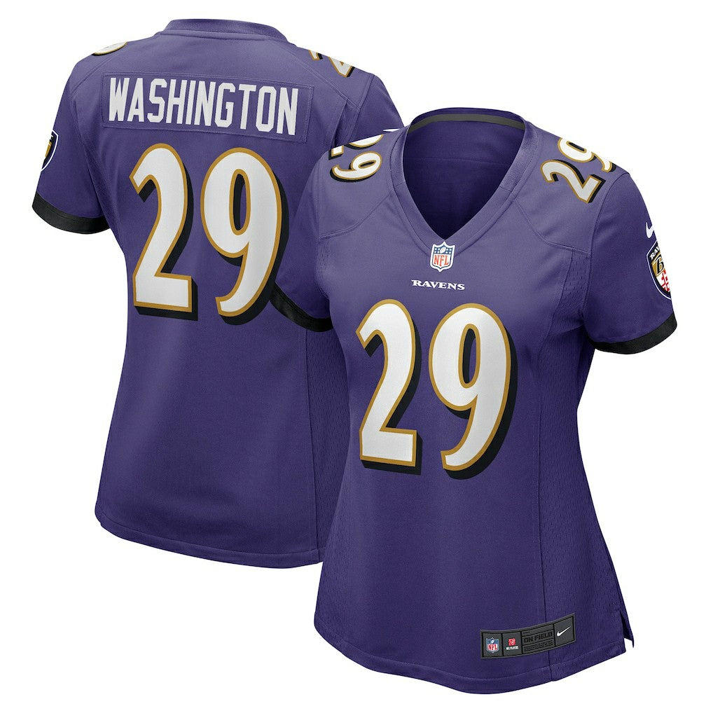 Baltimore Ravens Nike Ar'Darius Washington  Women's Player Game Jersey
