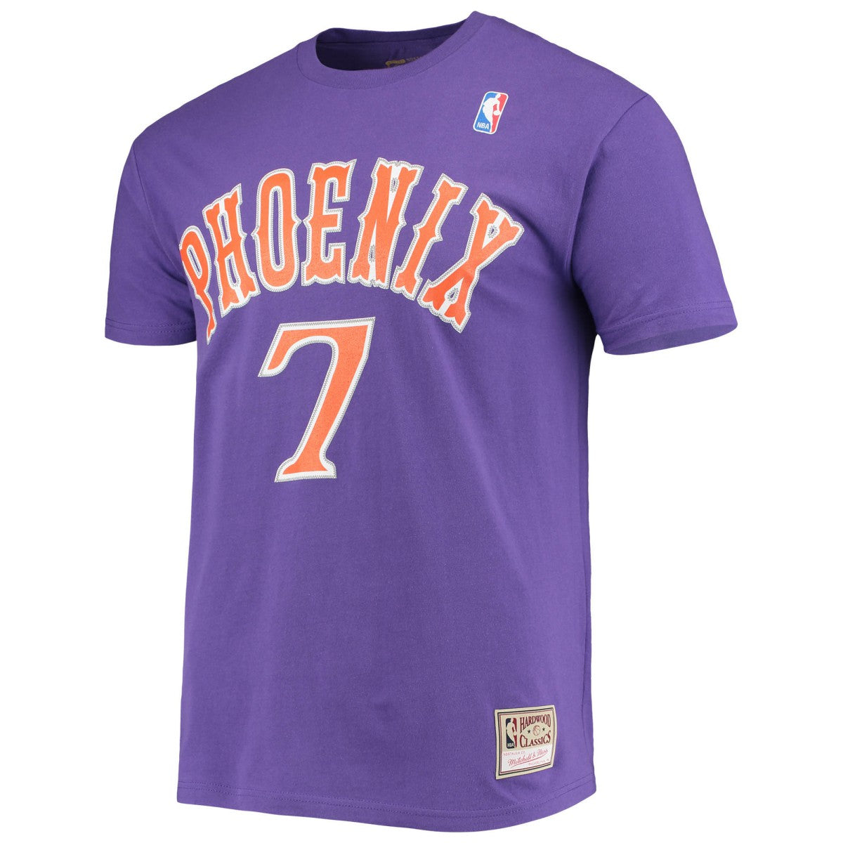 Kevin Johnson Phoenix Suns Hardwood Classics Stitch Name & Number T-Shirt Online