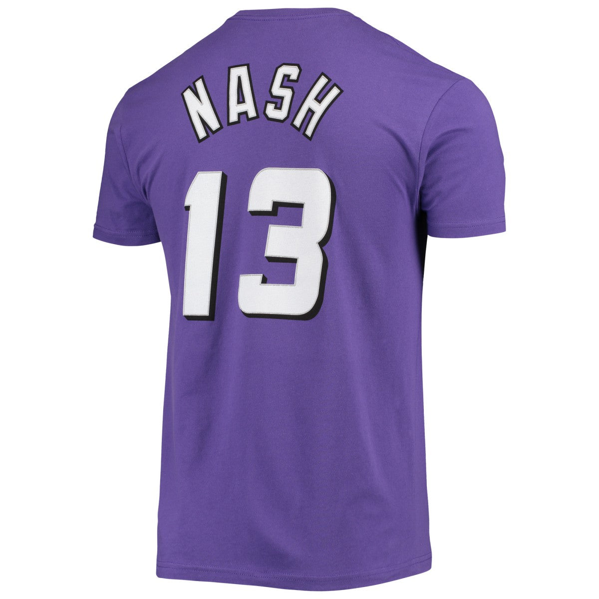 Steve Nash Phoenix Suns Hardwood Classics Stitch Name & Number T-Shirt On Sale