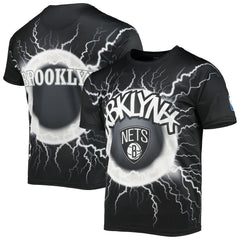 Brooklyn Nets FISLL Tornado Bolt T-Shirt Discount