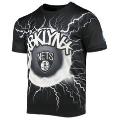 Brooklyn Nets FISLL Tornado Bolt T-Shirt Discount