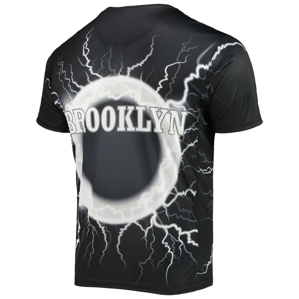 Brooklyn Nets FISLL Tornado Bolt T-Shirt Discount