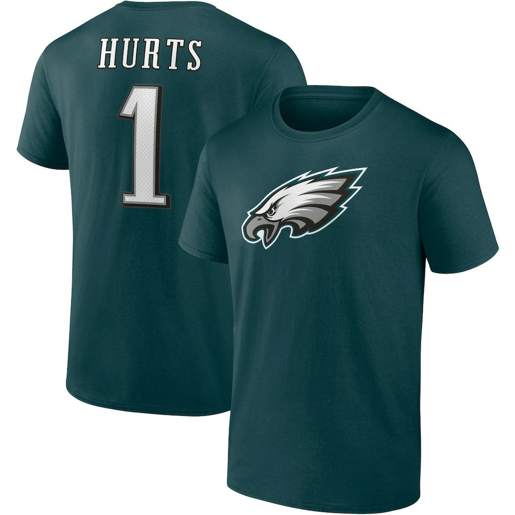 Philadelphia Eagles Fanatics Jalen Hurts  Player Icon T-Shirt