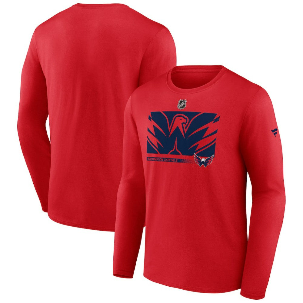 Washington Capitals Fanatics Authentic Pro Core Collection Secondary Long Sleeve T-Shirt Discount