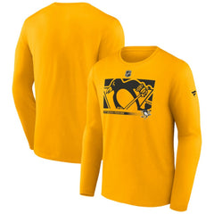 Pittsburgh Penguins Fanatics Authentic Pro Core Collection Secondary Long Sleeve T-Shirt Outlet