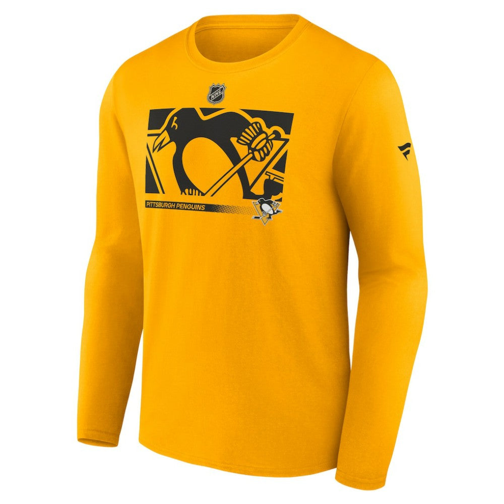 Pittsburgh Penguins Fanatics Authentic Pro Core Collection Secondary Long Sleeve T-Shirt Outlet