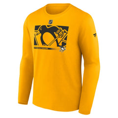 Pittsburgh Penguins Fanatics Authentic Pro Core Collection Secondary Long Sleeve T-Shirt Outlet
