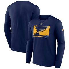 St. Louis Blues Fanatics Authentic Pro Core Collection Secondary Long Sleeve T-Shirt Online