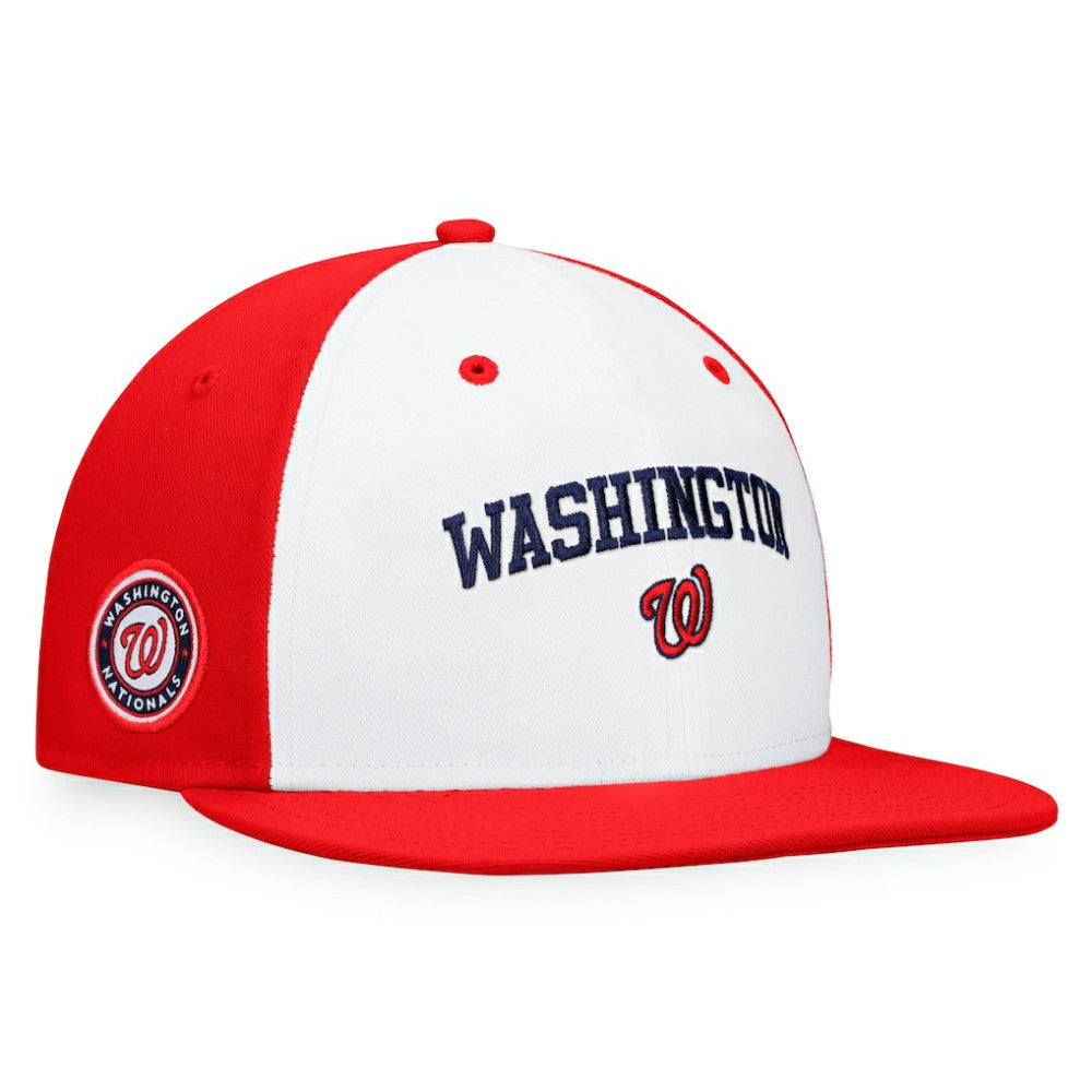 Washington Nationals Fanatics Iconic Color Blocked Fitted Hat | MLB New