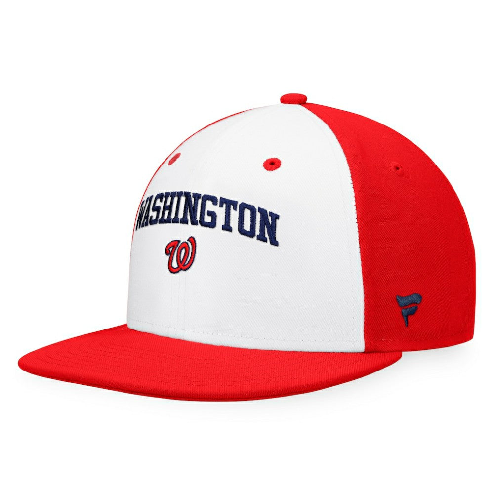 Washington Nationals Fanatics Iconic Color Blocked Fitted Hat | MLB New