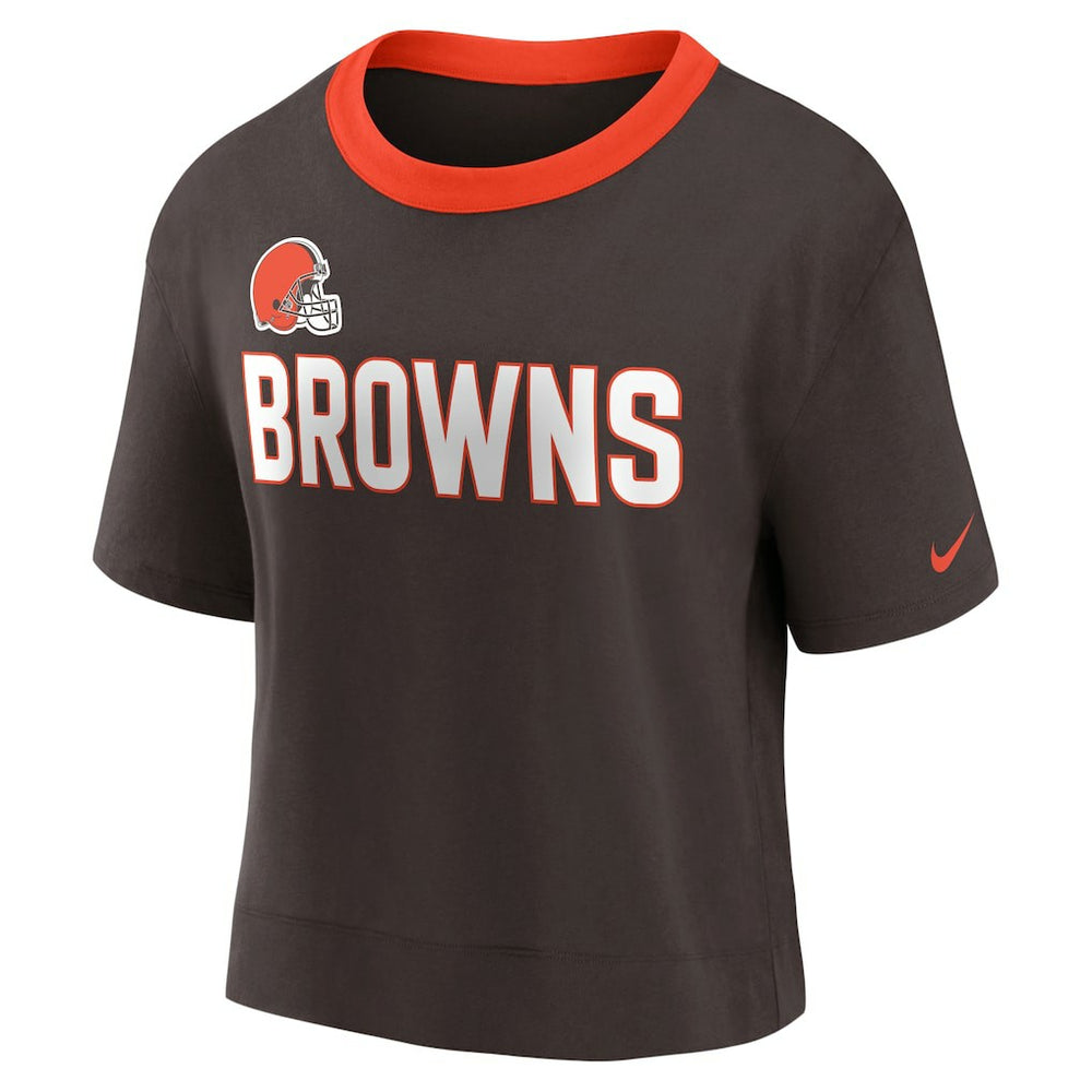 Cleveland Browns Nike Women's High Hip Fashion Cropped Top