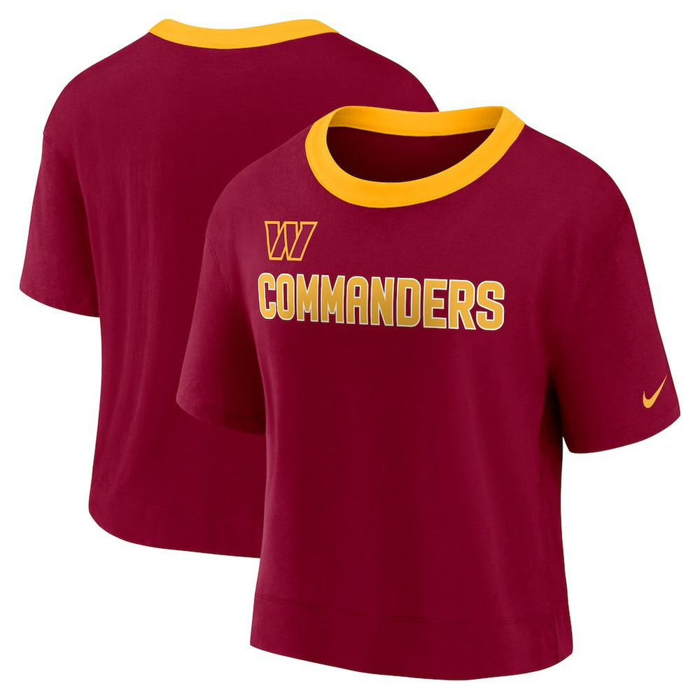 Washington Commanders Nike Women's High Hip Fashion Cropped Top