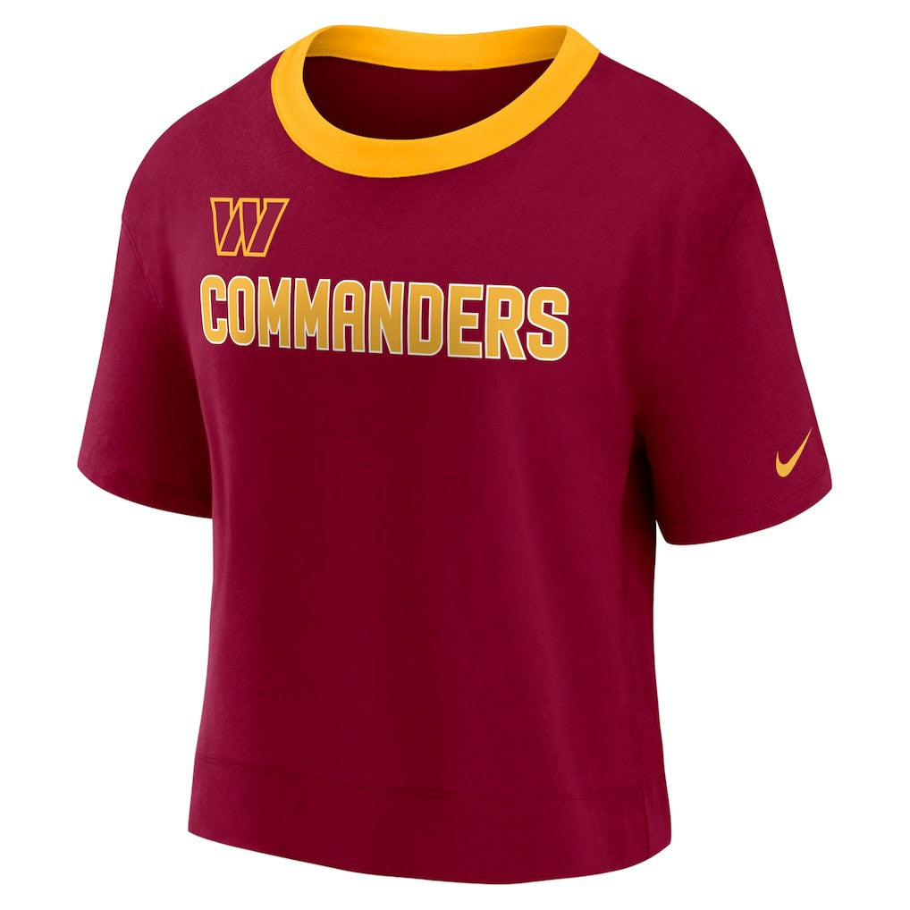 Washington Commanders Nike Women's High Hip Fashion Cropped Top