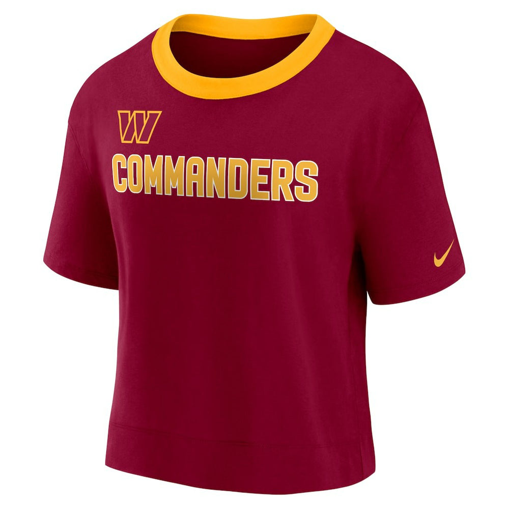 Washington Commanders Nike Women's High Hip Fashion Cropped Top
