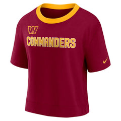 Washington Commanders Nike Women's High Hip Fashion Cropped Top