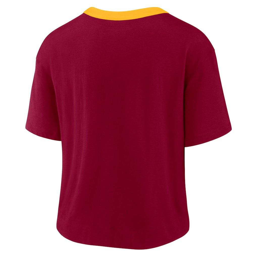 Washington Commanders Nike Women's High Hip Fashion Cropped Top