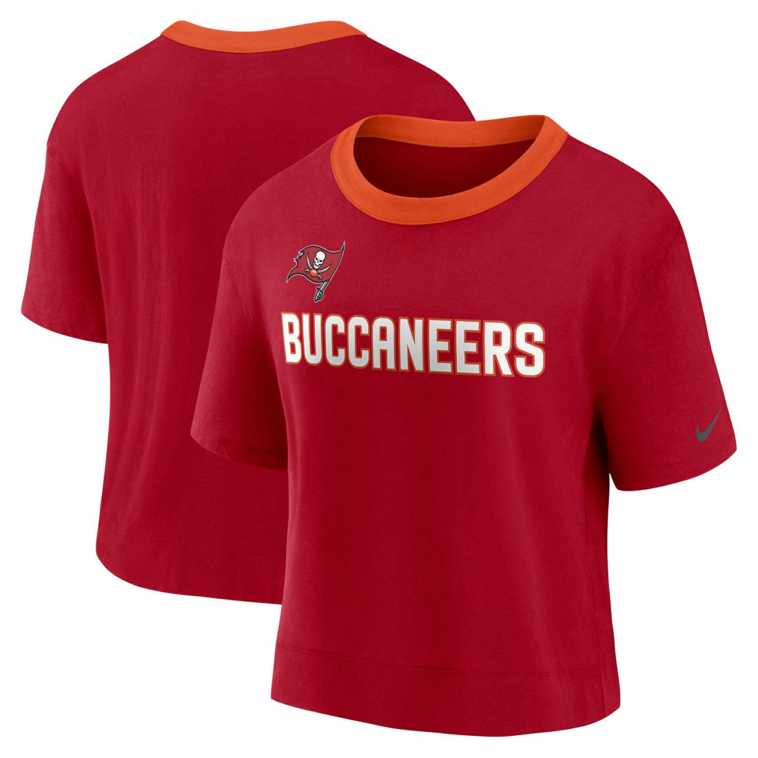 Tampa Bay Buccaneers Nike Women's High Hip Fashion Cropped Top