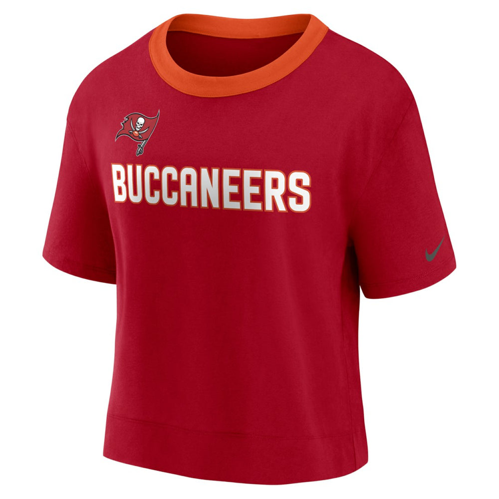 Tampa Bay Buccaneers Nike Women's High Hip Fashion Cropped Top