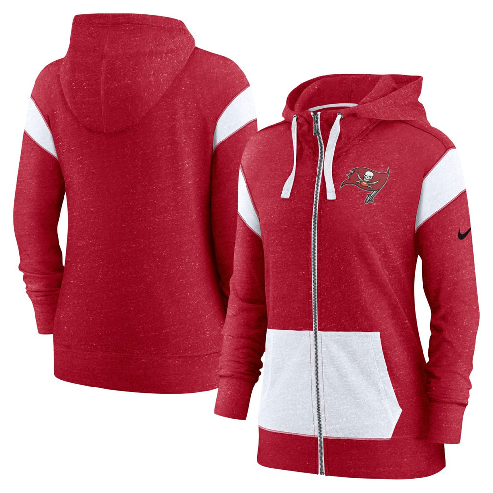Tampa Bay Buccaneers Nike Women's Monaco Lightweight Full-Zip Hoodie