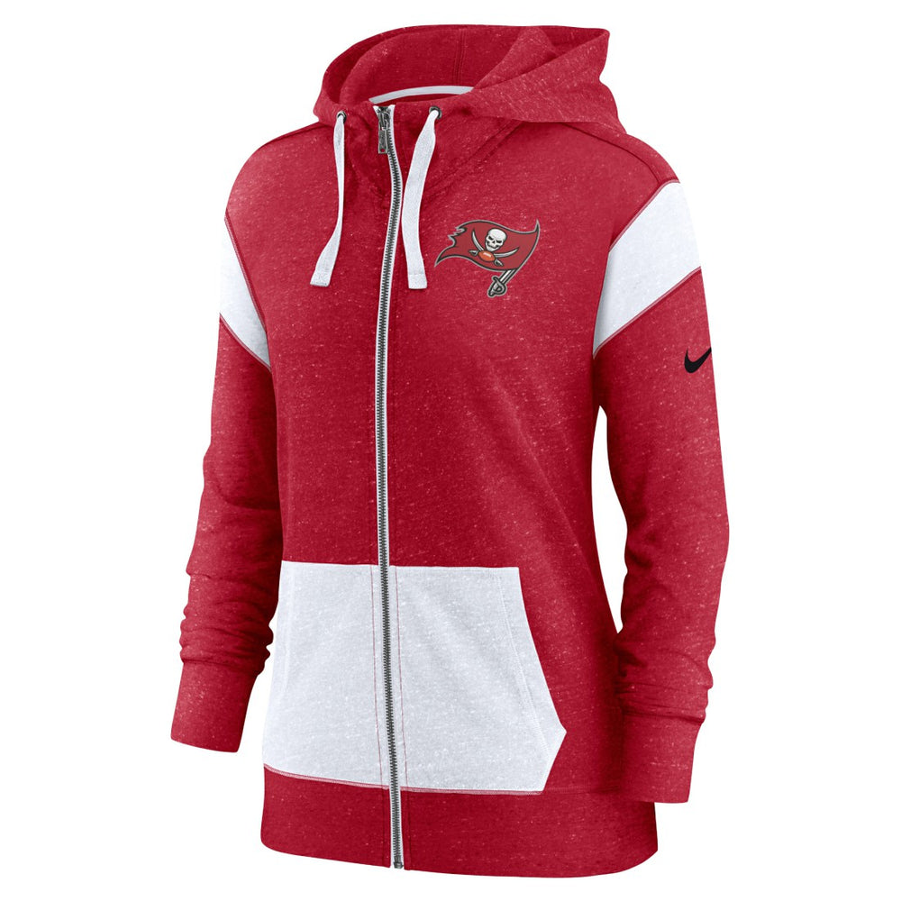 Tampa Bay Buccaneers Nike Women's Monaco Lightweight Full-Zip Hoodie