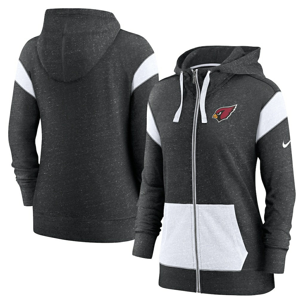 Arizona Cardinals Nike Women's Monaco Lightweight Full-Zip Hoodie